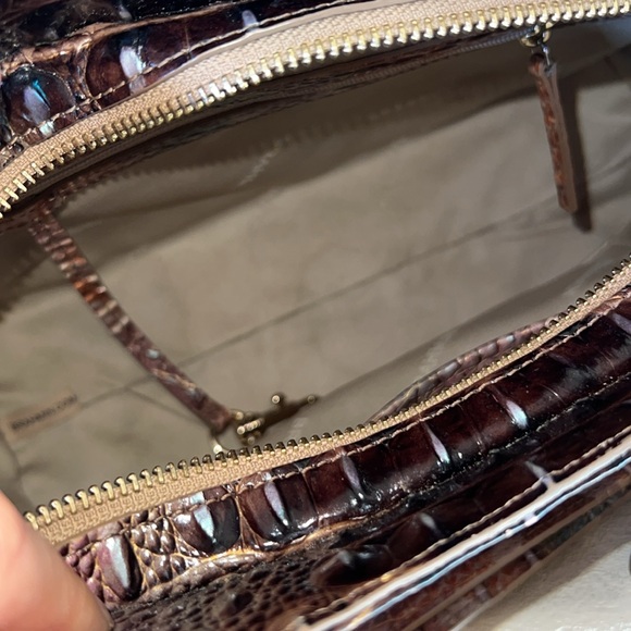 Brahmin Elaine Truffle Python crossbody bag - Picture 7 of 10